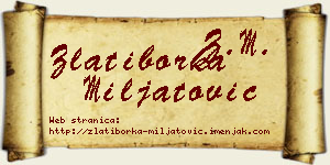 Zlatiborka Miljatović vizit kartica